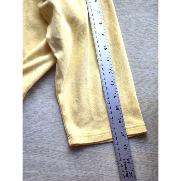 Top/Blouse-Quacker Factory-Yellow-V-Neck-Rhinestones-Sequins-3/4 Sleeves-XL - Picture 12 of 12